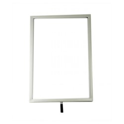 Shelving unit with 4 metal baskets, black or white frame