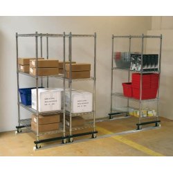 Skinnesystem til TUBO reoler