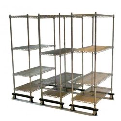 Skinnesystem til TUBO reoler