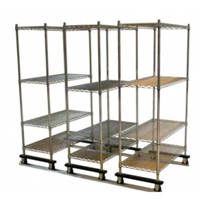 Skinnesystem til TUBO reoler