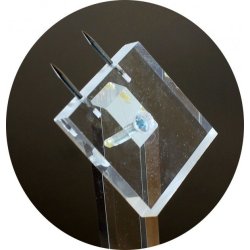 Skodisplay, Akryl, H 25 cm med minispyd