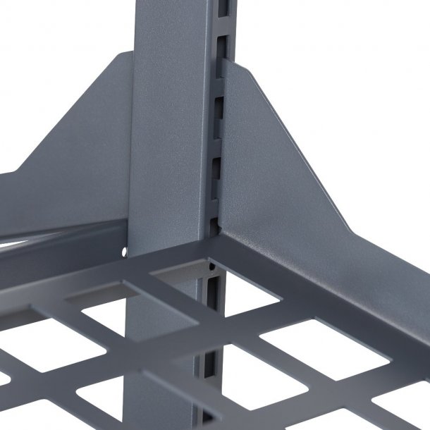 Street stand LUX with 2 brackets and 2 shelves