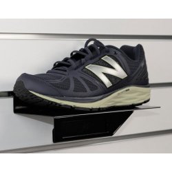 Shelf for groove panel - Steel - Gray - 25 x 11.5 cm