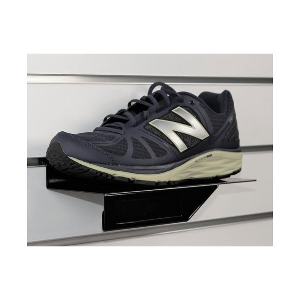 Shelf for groove panel - Steel - Gray - 25 x 11.5 cm