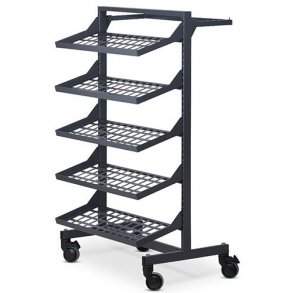Shoe rack - Clothes rack - LUX - 5 shelves and 1 hanger