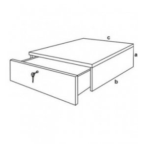 Lda fr skiva 17x46x50 cm