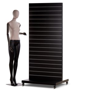 Butikstativ i slatwall H-200xB-90 cm