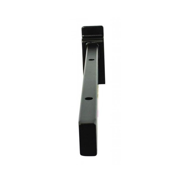Shelf bracket for groove panel - Straight - 25 cm - Black