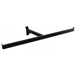 T-bar rod for groove panel or Zeta rail - Black - 60 cm