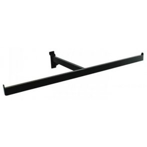 T-bar rod for groove panel or Zeta rail - Black - 60 cm
