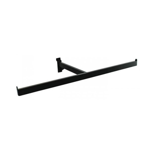 T-bar rod for groove panel or Zeta rail - Black - 60 cm