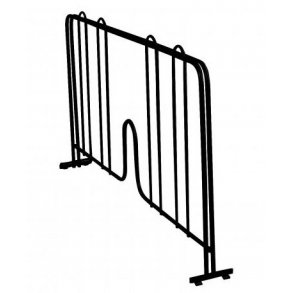 Sort TUBO reol bogsttte / skillerum - 46 cm