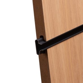 Sort alu skinne T- form til rillepanel