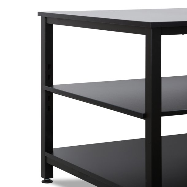 Sort hylde for salgsbord