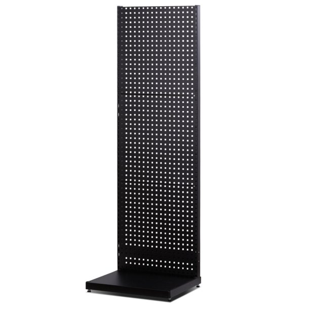 Sort reol til butik 200x60 cm | Vrktjs