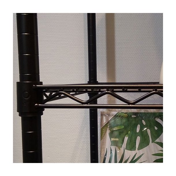 Steel shelf - TUBO shelf with 4 shelves