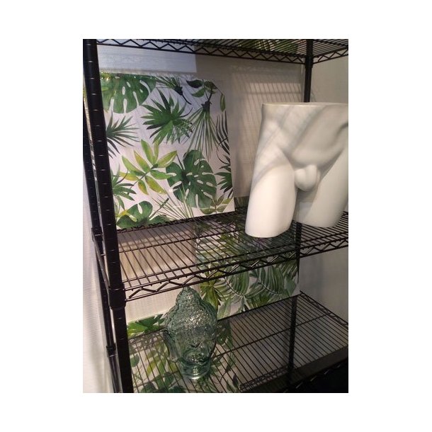 TUBO Metal vinreol - Sort - H90 x B60 x D36 - 6 hylder