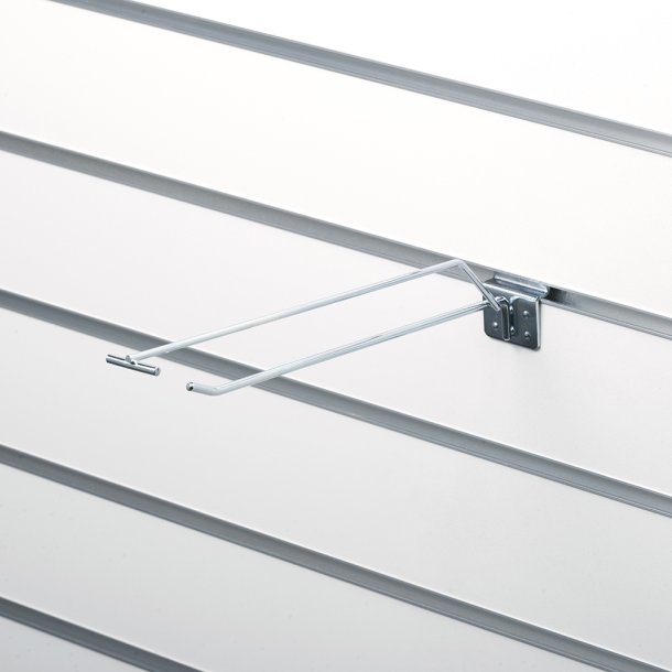 Spyd 25 cm T-krog enkelt til rillepanel