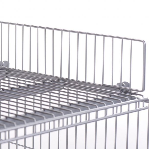 Underframe for stackable basket in gray lacquer