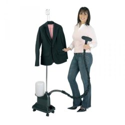 Steamer, handy lightweight K9 clothes steamer with clothes rack and wheels