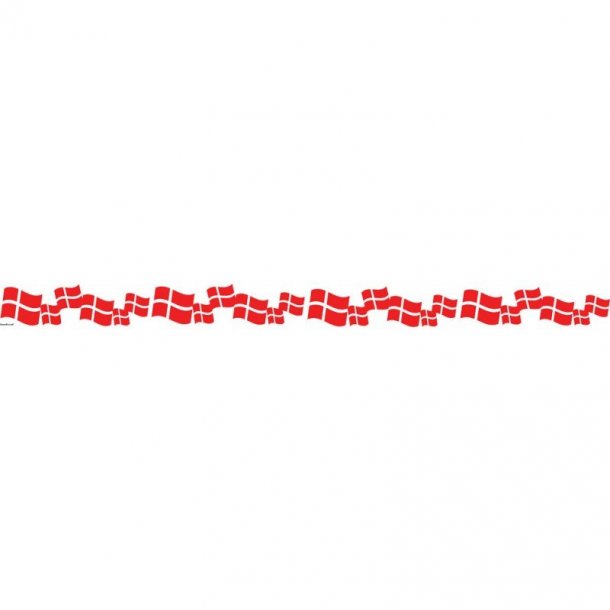 WINDOW STREAMER W/ Dannebrog 4 pieces