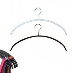 Metal brackets with rubber coating - 46 cm - 2 colors - 50 pcs