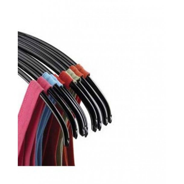 Metal brackets with rubber coating - 41 cm - 2 colors - 50 pcs