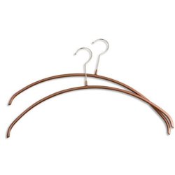 Brackets with copper-colored rubber coating - 40 cm - 50 pcs