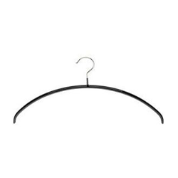 Metal brackets with black rubber coating - 41 cm - 50 pcs