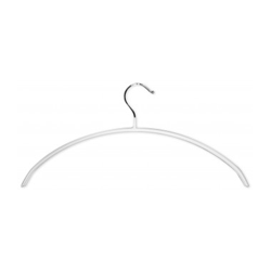 Metal brackets with white rubber coating - 46 cm - 50 pcs