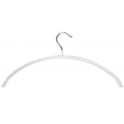 Metal brackets with white rubber coating - 46 cm - 50 pcs