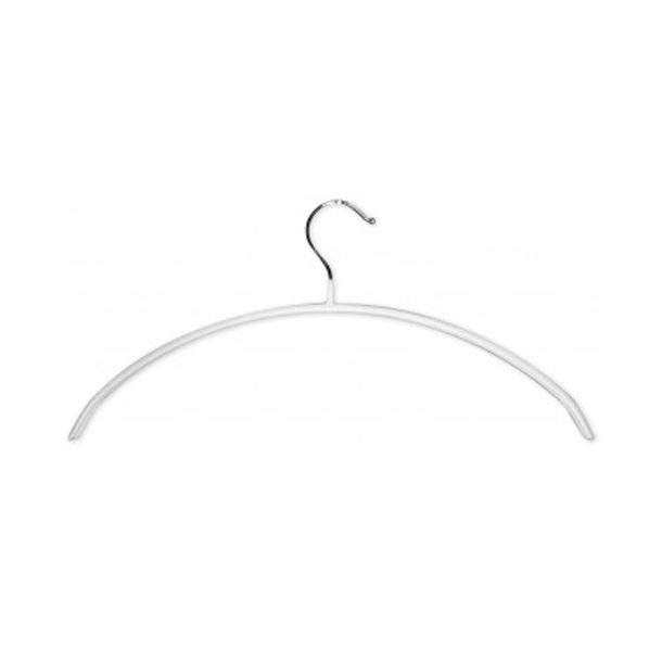 Metal brackets with white rubber coating - 46 cm - 50 pcs