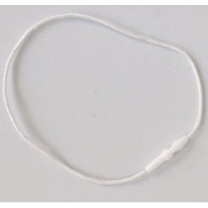String loops - 180 mm - Snor: Tyk Hvid Bomuld - 5000 stk