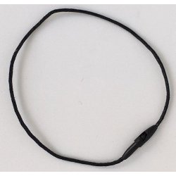 String loops - 180 mm - Snor: Tyk Sort Bomuld - 5000 stk