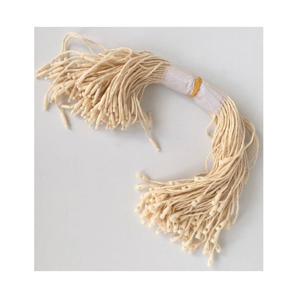 String loops 200 mm - Color: Beige Cotton - 5000 pcs