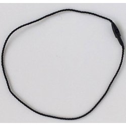 String loops 200 mm - Snor: Black Cotton - 5000 pcs
