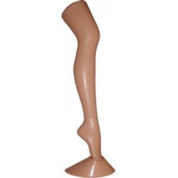 Stocking leg with foot