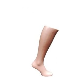 Stocking foot child. Nude standing w/o foot - low model ankle