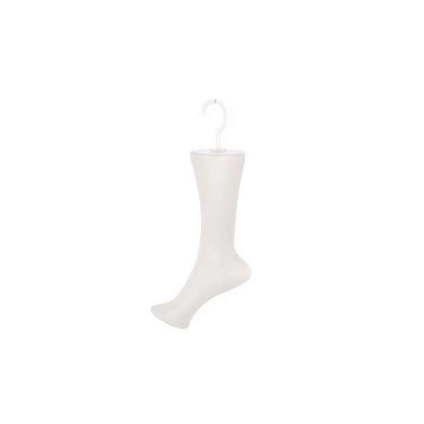 Stocking foot in plastic with hook - 34.5 cm