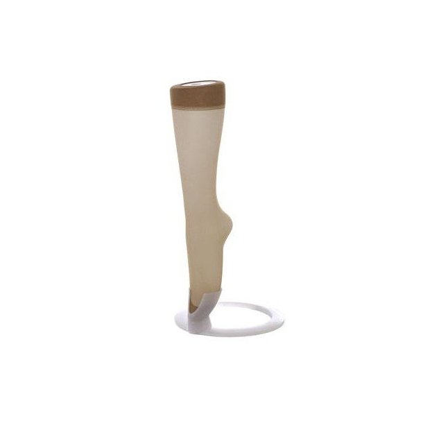 Stocking foot ballerina on round foot - 45 cm