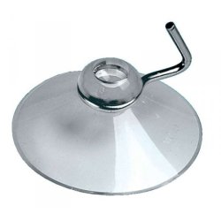 Suction cup with metal hook - 20 pcs