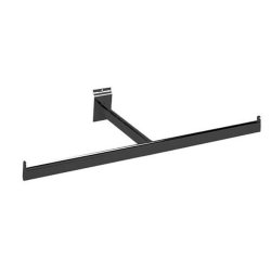T-bar rod for groove panel or Zeta rail - Black - 60 cm
