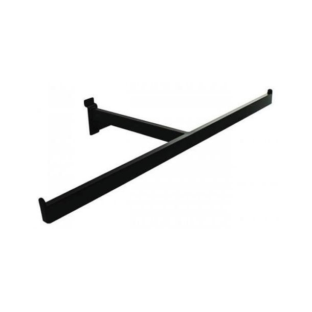 T-bar rod for groove panel or Zeta rail - Black - 60 cm