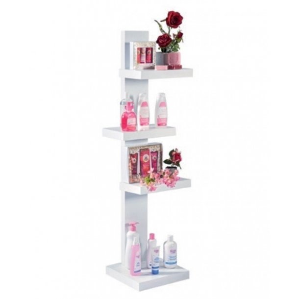 Display tower, white - H130 cm