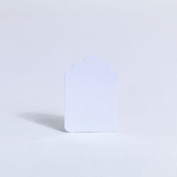 Hanging tags for pins &amp; loops - white - 1000 pcs