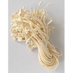 Text loops - 200 mm - Cord: Beige Cotton - 5000 pcs