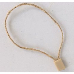 Text loops - 200 mm - Cord: Beige Hemp - 5000 pcs