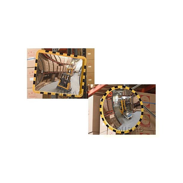 TIGER sikkerhedspejle, runde og rektangulre - flere strrelser