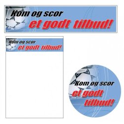 Sales material, Offer theme 1 - Come and score a great deal!