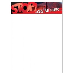 Sales material, Offer theme 5 - Stop! - and look here...